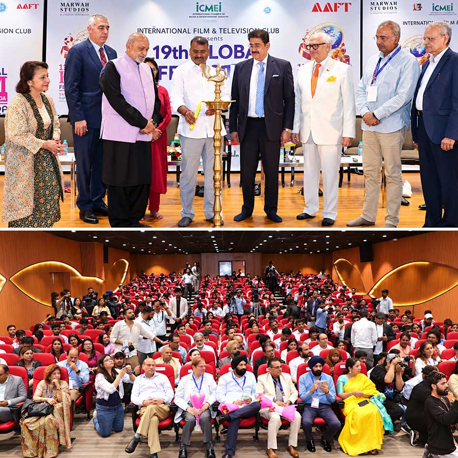 Dr. L. Murugan Unveils Poster of 2nd CINEKIND Awards at Global Film Festival Noida