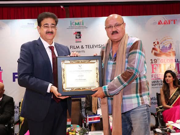 Aroon Bakshi Honoured with Hindi Cinema Bhushan at 19th Global Film Festival Noida 2026